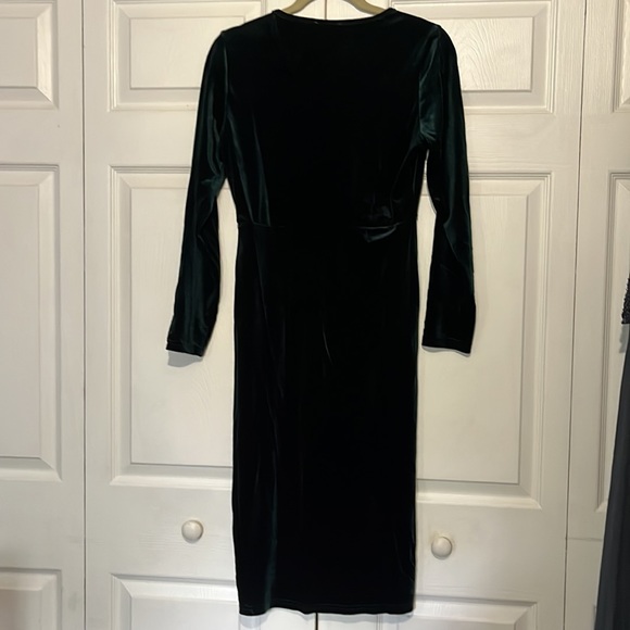 Women’s nwot dark green dress from Lageyko. Sz m. #32 - Picture 4 of 4